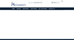 Desktop Screenshot of mclarenspianos.co.uk